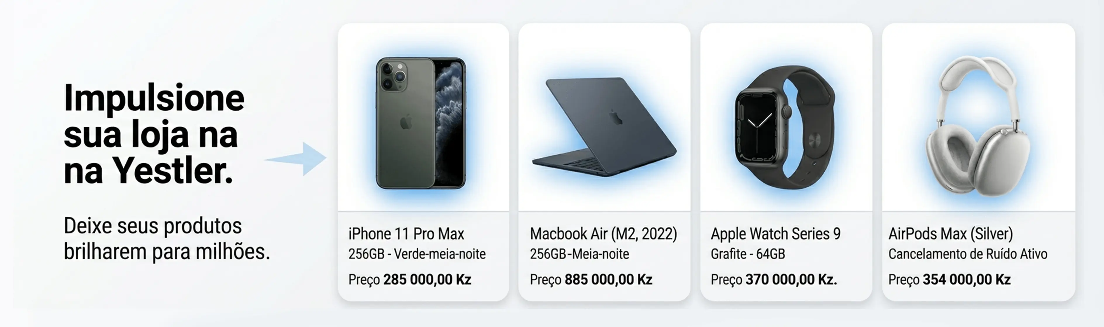 Apareça para milhares de compradores.